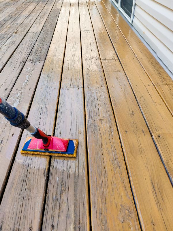 Restored Wooden Deck