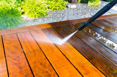 Deck Cleaning!